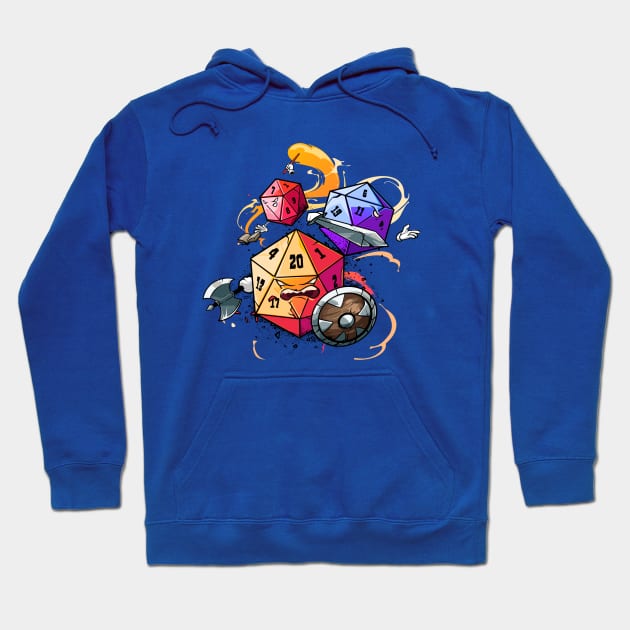 Dice Warriors Hoodie by artlahdesigns